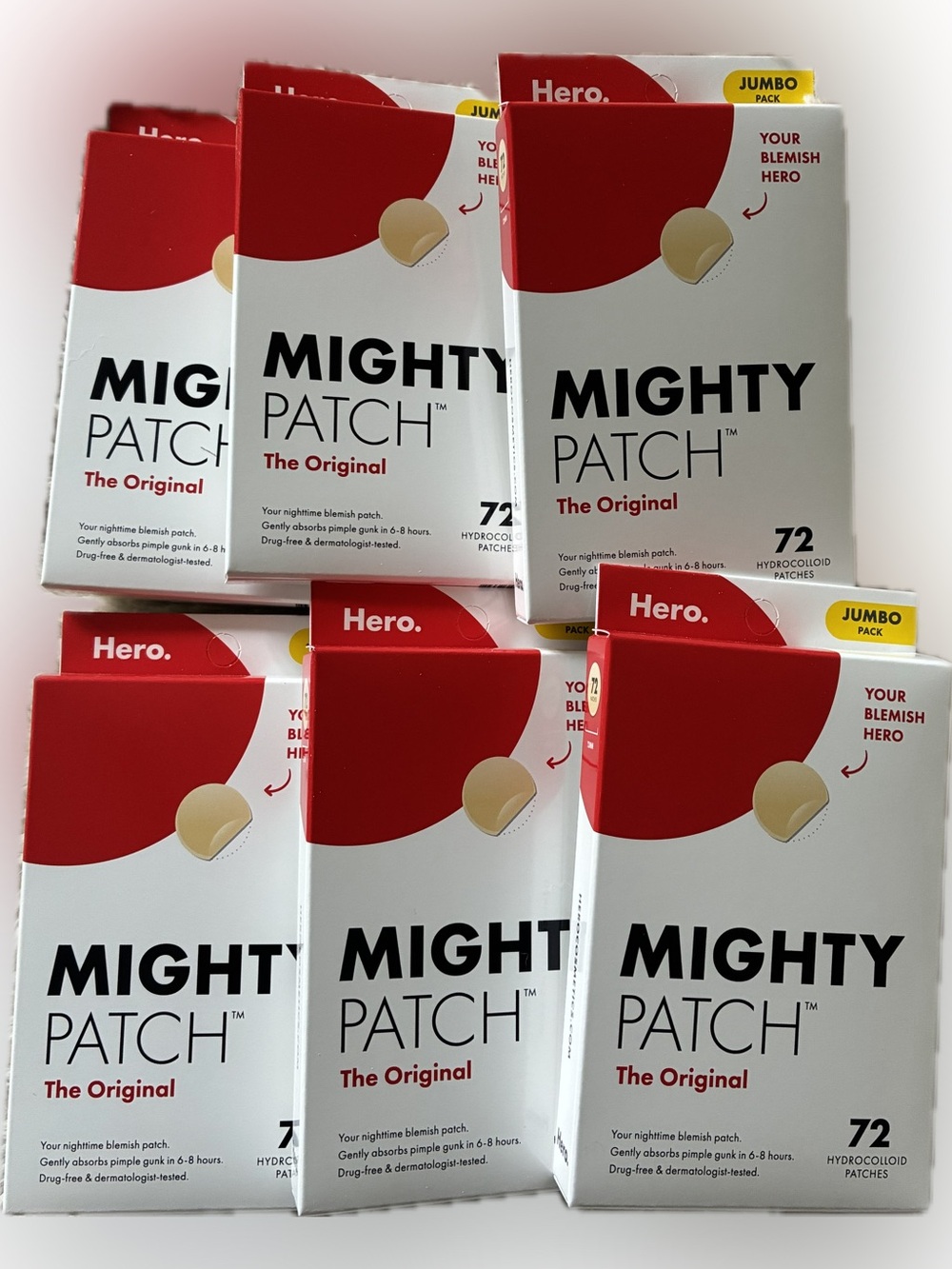 Hero Cosmetics Mighty Patch Original - 72ct- {6 packs}